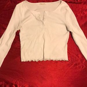Heart and Hips long sleeve crop top